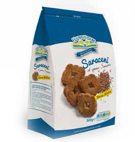 HAPPY FARM BISCOTTI SARACENI 300 G - Farmastop