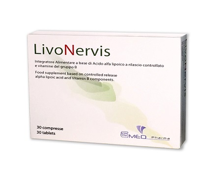LIVONERVIS 30 COMPRESSE 37,19 G - Farmastop
