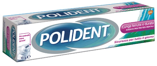 ADESIVO PROTESI DENTALI POLIDENT LUNGA TENUTA 70 G - Farmastop