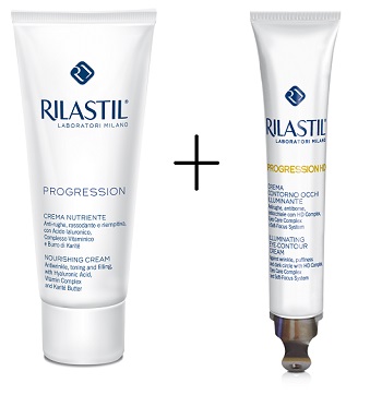 RILASTIL PROGRESSION NUTRIENTE 50 ML +HD CONTORNO OCCHI 15 ML - Farmastop