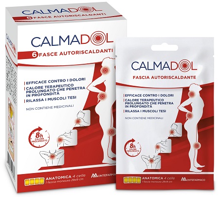CALMADOL FASCIA RISCALDANTE PACK 6 PEZZI - Farmastop