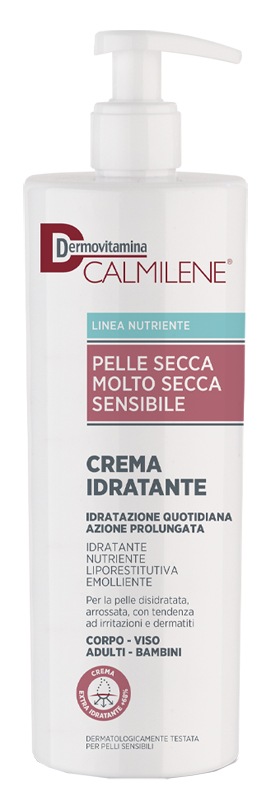 DERMOVITAMINA CALMILENE CREMA IDRATANTE PER PELLE SECCA, MOLTO SECCA O SENSIBILE 500 ML - Farmastop