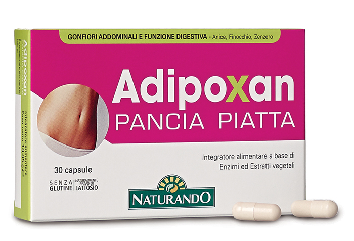 ADIPOXAN PANCIA PIATTA 30 CAPSULE - Farmastop
