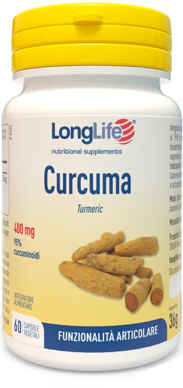 LONGLIFE CURCUMA 60 CAPSULE VEGETALI - Farmastop