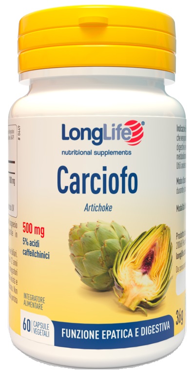 LONGLIFE CARCIOFO 60 CAPSULE VEGETALI - Farmastop