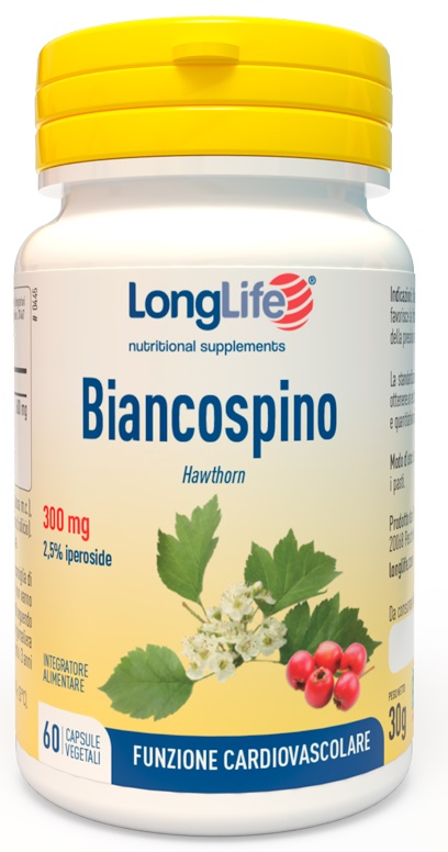 LONGLIFE BIANCOSPINO 60 CAPSULE VEGETALI - Farmastop