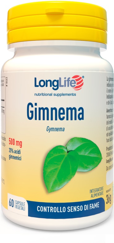 LONGLIFE GIMNEMA 60 CAPSULE VEGETALI - Farmastop