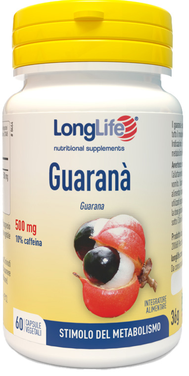 LONGLIFE GUARANA 60 CAPSULE VEGETALI - Farmastop