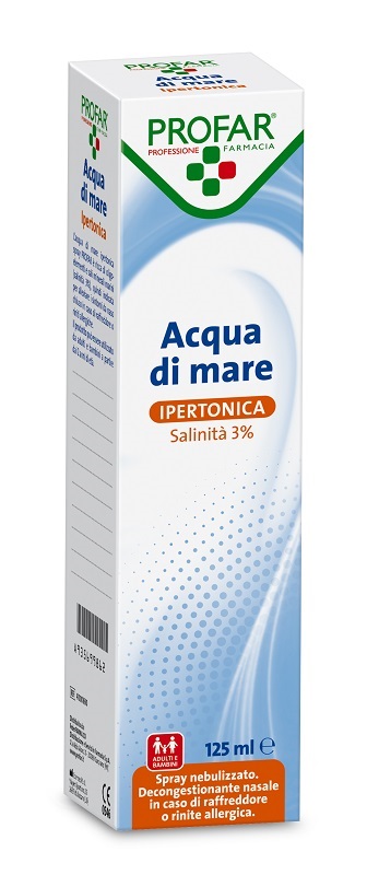 ACQUA DI MARE SPRAY IPERTONICA 3% PROFAR 125 ML - Farmastop
