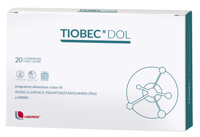 TIOBEC DOL 20 COMPRESSE DA 1455 MG - Farmastop