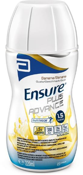 ENSURE PLUS ADVANCE BANANA 4 BOTTIGLIE DA 220 ML - Farmastop