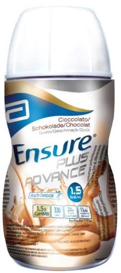 ENSURE PLUS ADVANCE CIOCCOLATO 4 BOTTIGLIE DA 220 ML - Farmastop