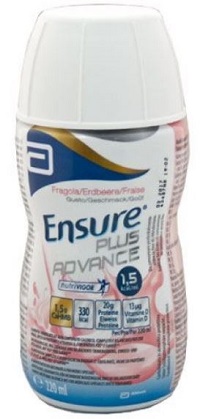 ENSURE PLUS ADVANCE FRAGOLA 4 BOTTIGLIE DA 220 ML - Farmastop