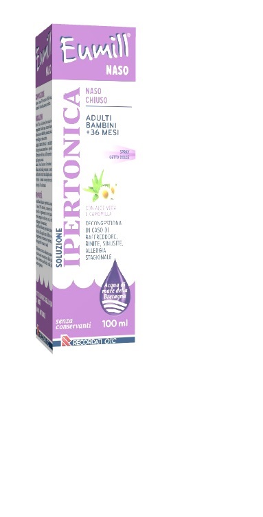 EUMILL NASO SPRAY SOLUZIONE IPERTONICA 100 ML - Farmastop