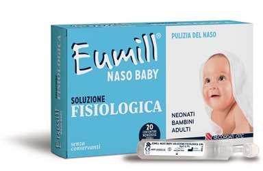 EUMILL NASO BABY SOLUZIONE FISIOLOGICA 20 MONODOSE 5 ML - Farmastop