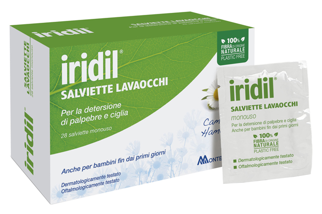 IRIDIL SALVIETTINE LAVAOCCHI 28 PEZZI - Farmastop