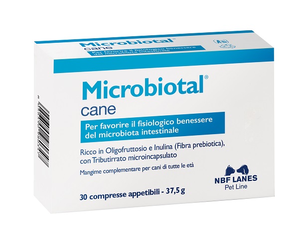 MICROBIOTAL CANE BLISTER 30 COMPRESSE APPETIBILI - Farmastop