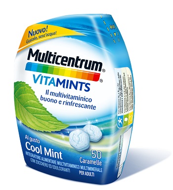 MULTICENTRUM VITAMINTS COOL MINT 50 CARAMELLE - Farmastop
