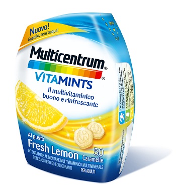 MULTICENTRUM VITAMINTS FRESH LEMON 50 CARAMELLE - Farmastop
