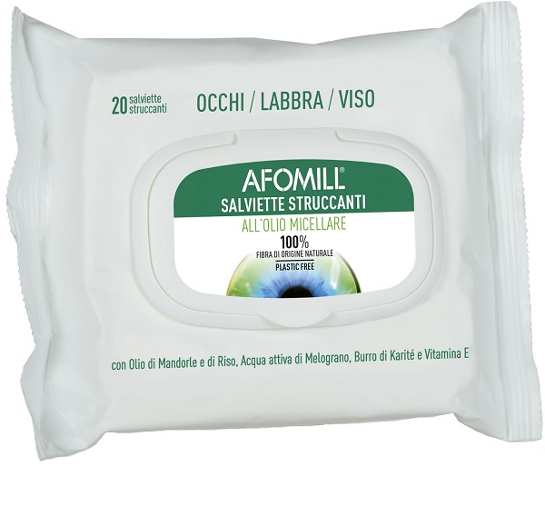 AFOMILL SALVIETTINE STRUCCANTI OLIO MICELLARE - Farmastop