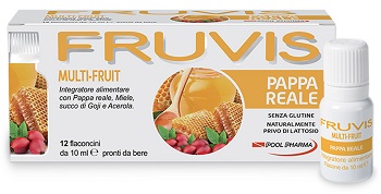 FRUVIS MULTI-FRUIT PAPPA REALE 12 FLACONCINI DA 10 ML - Farmastop