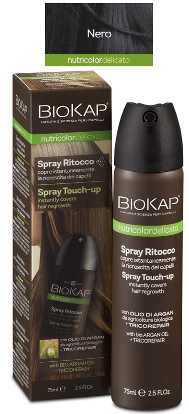 BIOS LINE BIOKAP NUTRICDEL SPRAY RITOCCO NERO 75 ML - Farmastop