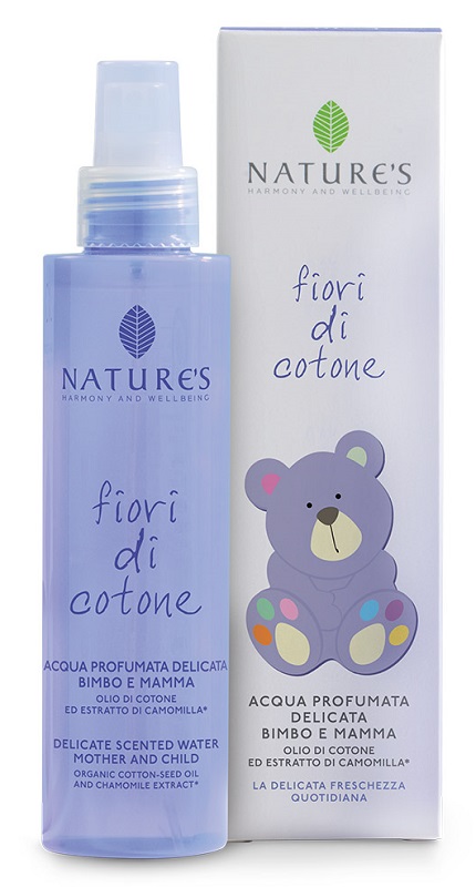 NATURES FIORI DI COTONE ACQUA PROFUMATA DELICATA BIMBO E MAMMA 150 ML - Farmastop