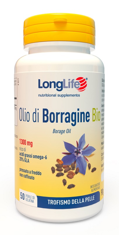 LONGLIFE OLIO BORRAGINE BIO 50 PERLE - Farmastop