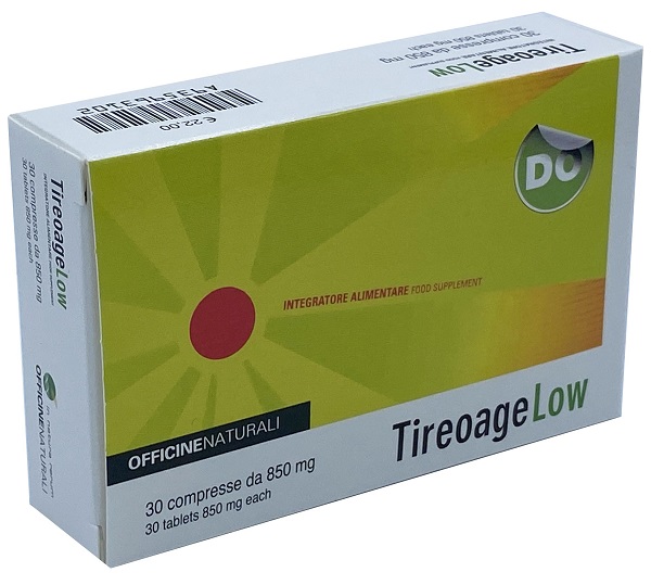 TIREOAGE LOW 30 COMPRESSE 850 MG - Farmastop