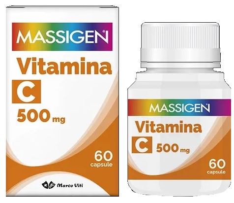 MASSIGEN C VITI 500MG DI VITAMINA C 60 CAPSULE - Farmastop