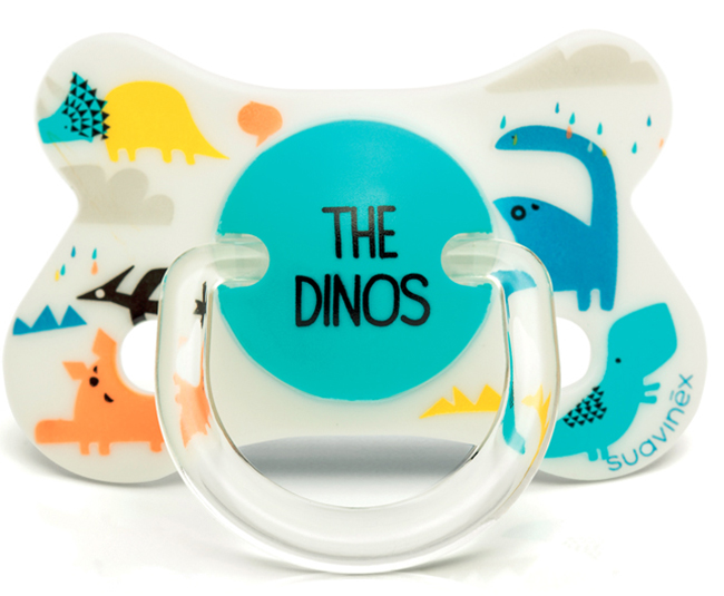 SUAVINEX THE DINOS SUCCHIETTO FUSION TETTARELLA FISIOLOGICA 4/18 MESI BIANCO - Farmastop