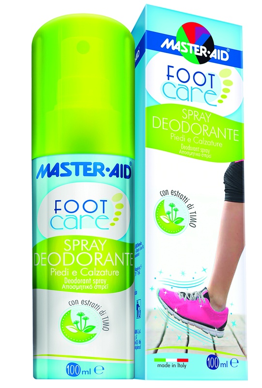MASTER-AID FOOT CARE SPRAY DEODORANTE 100 ML - Farmastop