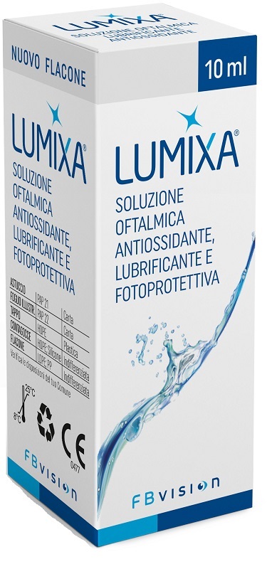 LUMIXA SOLUZIONE OFTALMICA LUBRIFICANTE ANTIOSSIDANTE 10 ML - Farmastop