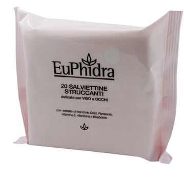 EUPHIDRA SALVIETTINE STRUCCANTI 20 PEZZI - Farmastop