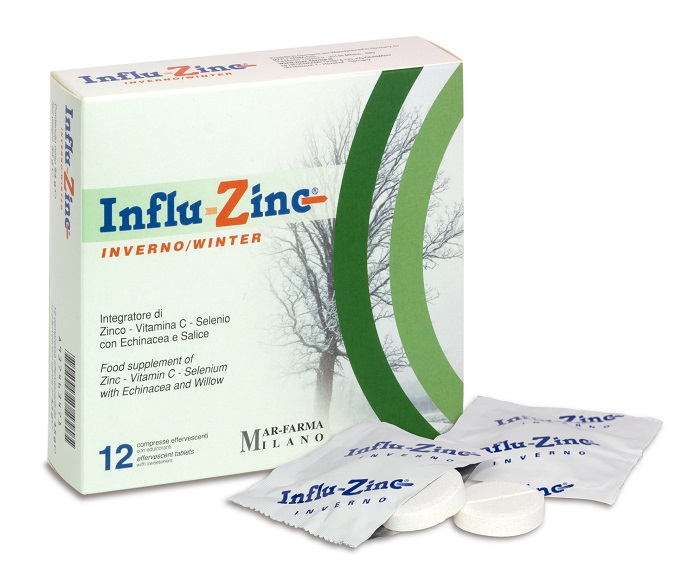INFLUZINC INVERNO 12 COMPRESSE EFFERVESCENTI - Farmastop