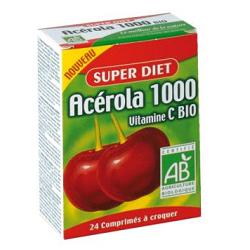 SUPERDIET ACEROLA 1000 VITAMINA C BIO 24 COMPRESSE - Farmastop