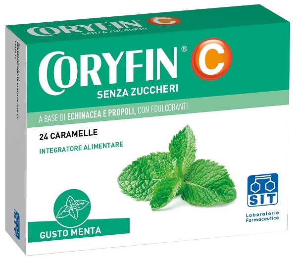 CORYFIN C SENZA ZUCCHERO MENTOLO 48 G - Farmastop