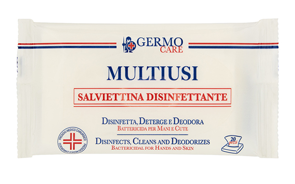 MULTIUSI SALVIETTINA DISINFETTANTE 20 PEZZI - Farmastop