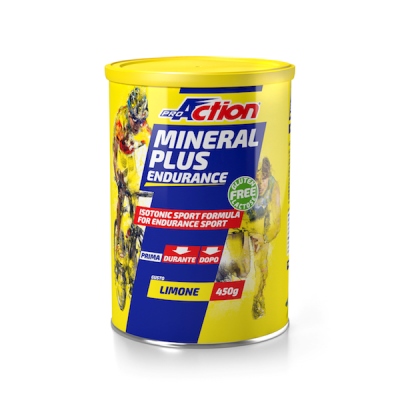 PROACTION MINERAL PLUS ENERGETICO E SALINO ISOTONICO AL LIMONE 450 G - Farmastop