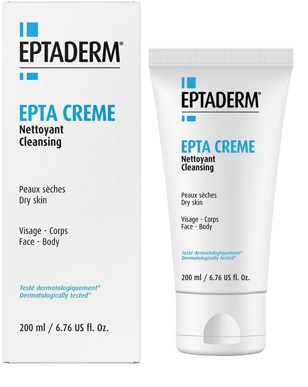 EPTADERM EPTA CREME DETERGENTE PELLI SECCHE VISO CORPO 200 ML - Farmastop