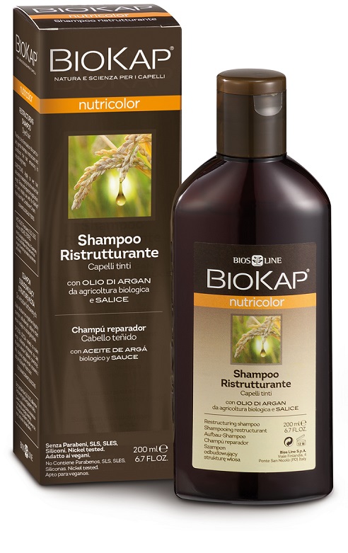 BIOKAP NUTRICOLOR SHAMPOO RISTRUTTURANTE 200 ML - Farmastop