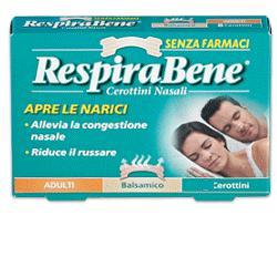 CEROTTO NASALE BALSAMICO ADULTI RESPIRA BENE 10 PEZZI - Farmastop
