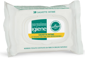 NORMALENE IGIENE SALVIETTE INTIME 20 PEZZI - Farmastop
