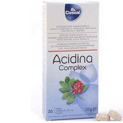 ACIDINA COMPLEX 20 TAVOLETTE - Farmastop