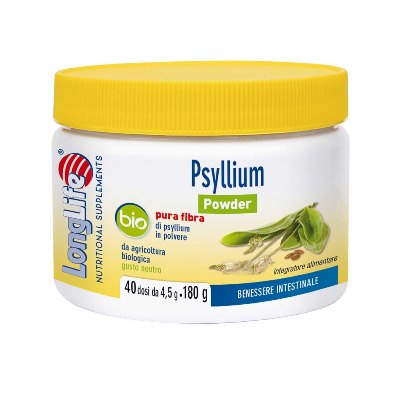LONGLIFE PSYLLIUM POWDER BIO 180 G - Farmastop