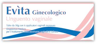 EVITA GINECOLOG UNGUENTO VAGINALE TUBO DA 30 G + 6 APPLICATORI VAGINALI MONOUSO - Farmastop