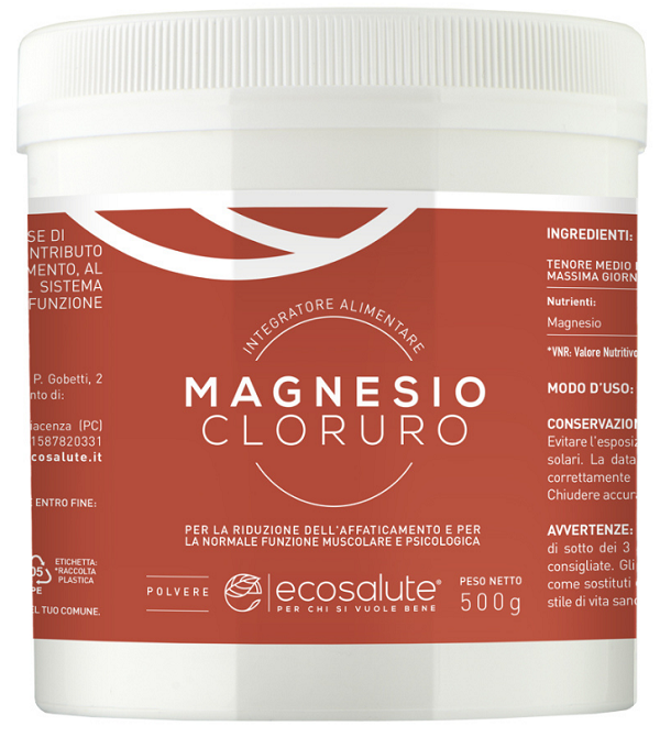 MAGNESIO CLORURO POLVERE 500 G - Farmastop