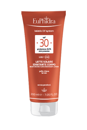 EUPHIDRA KALEIDO UV SYSTEM LATTE SOLARE CORPO 30 - Farmastop