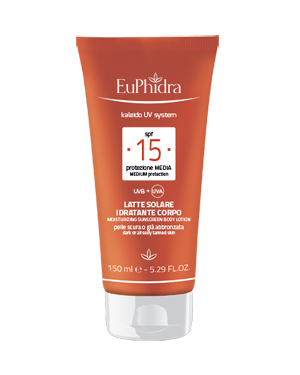 EUPHIDRA KALEIDO UV SYSTEM LATTE SOLARE CORPO 15 - Farmastop
