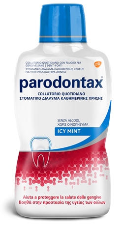 PARODONTAX COLLUTORIO QUOTIDIANO ICY MINT CON FLUORO 500 ML - Farmastop